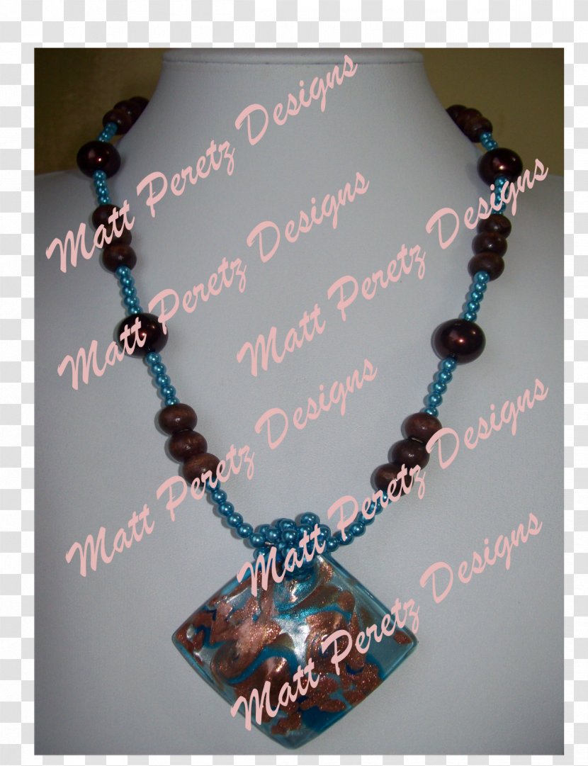 Turquoise Necklace Bead Mother's Day - Mother - Fashion Jewelry Transparent PNG