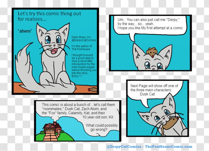 Cat Comics Cartoon - Organism Transparent PNG