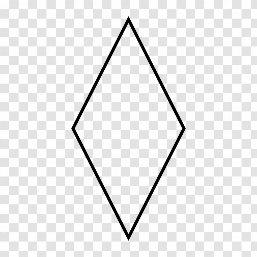 Lozenge Rhombus Quadrilateral .by - Symmetry Transparent PNG