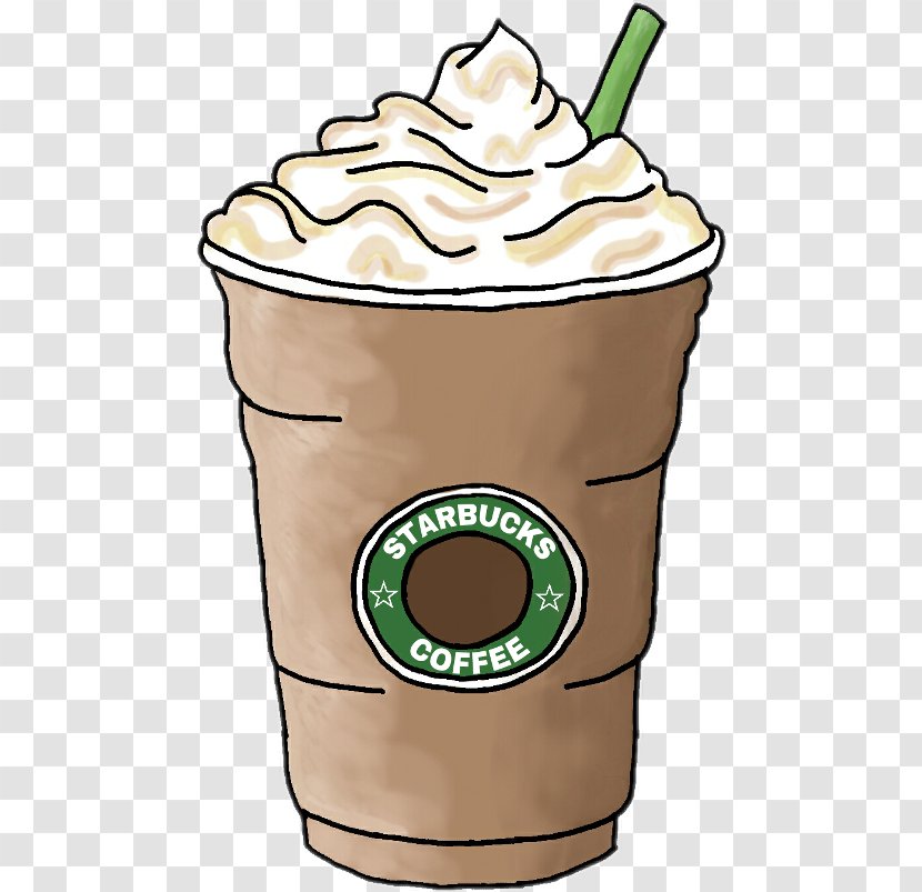Starbucks Cup Background - Kawaii - Mocaccino Cream Transparent PNG