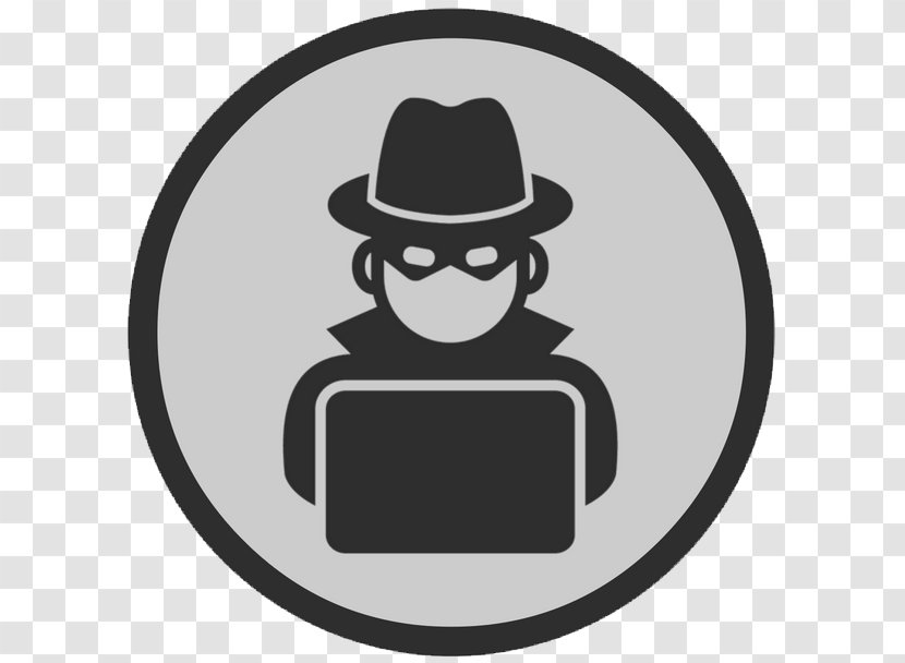 Computer Security Malware Attack Hacker - Silhouette - Cyber Transparent PNG