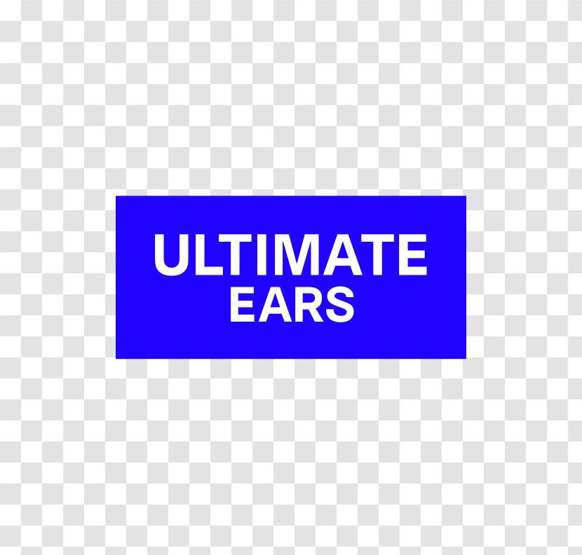 Logo Brand Ultimate Ears Font Product - Rectangle Transparent PNG