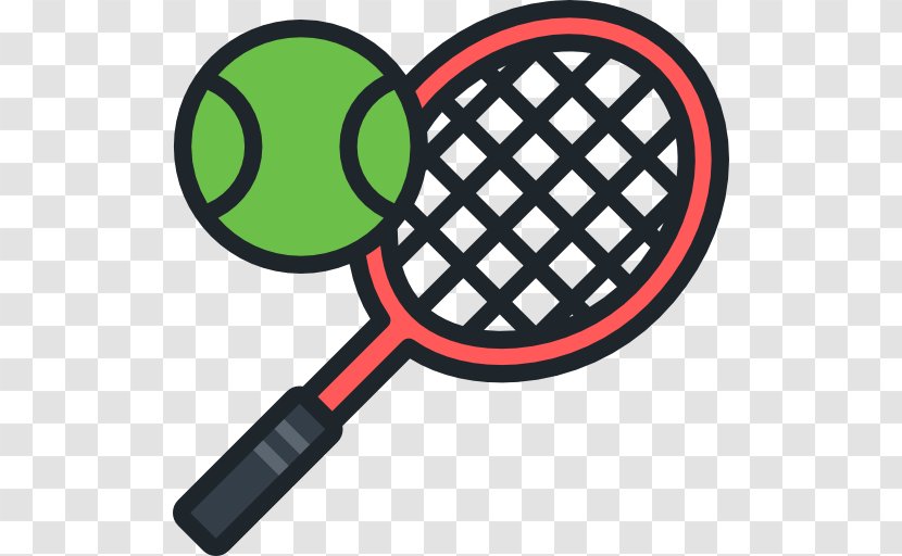 Racket Tennis Centre Sport Icon - Sports Equipment Transparent PNG