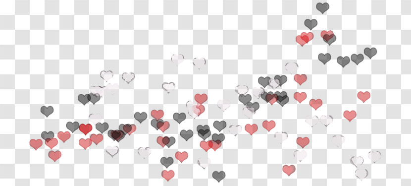 Red Point Font Heart M-095 Transparent PNG