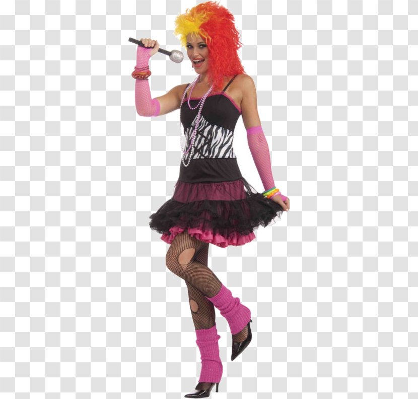 1980s Costume Party Clothing Dress - Fashion Transparent PNG