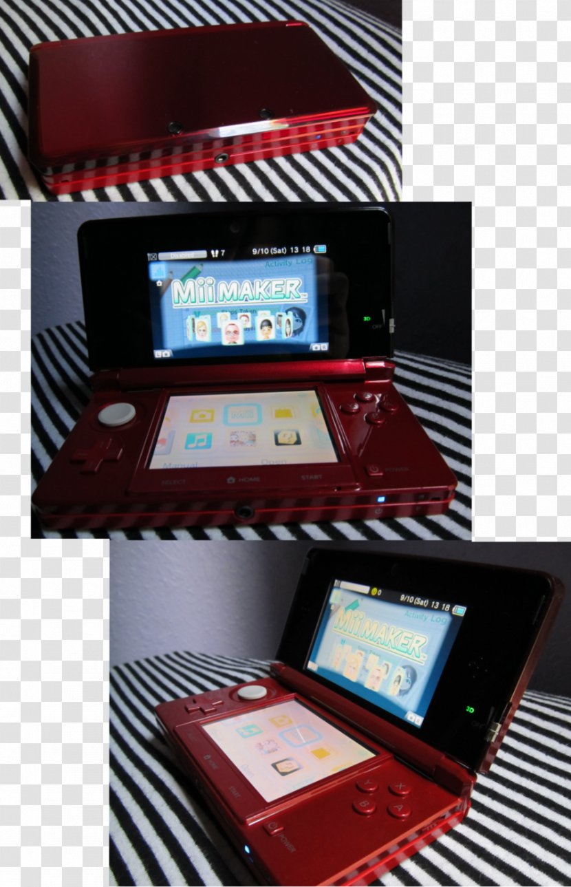 Nintendo 3DS Portable Game Console Accessory Multimedia - Video - Red Flame Transparent PNG