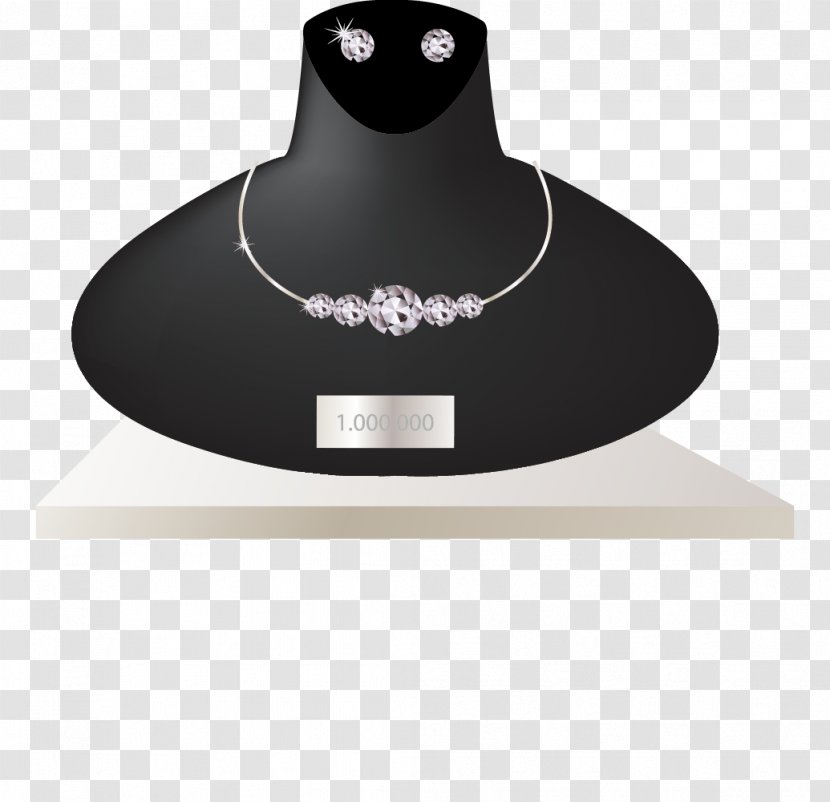 Earring Necklace Pendant - Black - Jewelry Transparent PNG