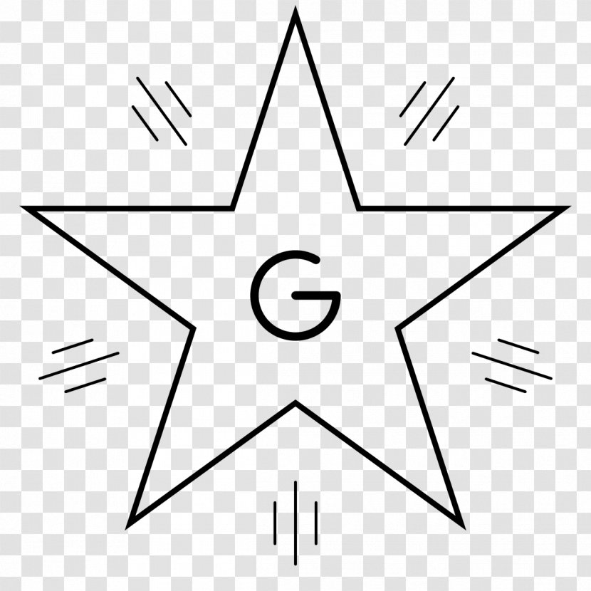 Coloring Book Star Hollywood Walk Of Fame Light - Page Transparent PNG