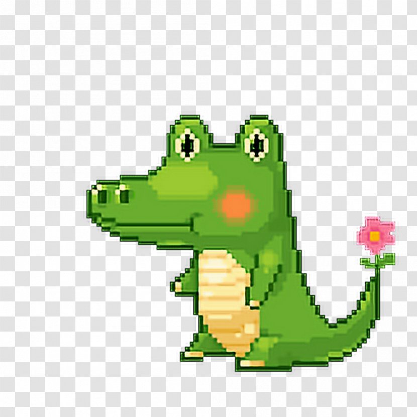 Alligator Crocodile Pikachu Cute Animation - Grass Transparent PNG