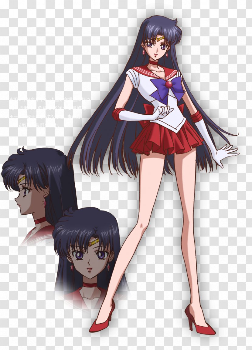 Sailor Moon Mars Venus Mercury Senshi - Heart Transparent PNG