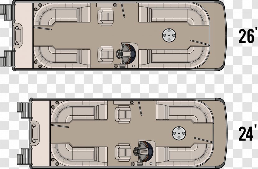 Floor Plan Pontoon Houseboat Interior Design Services - Boat Transparent PNG
