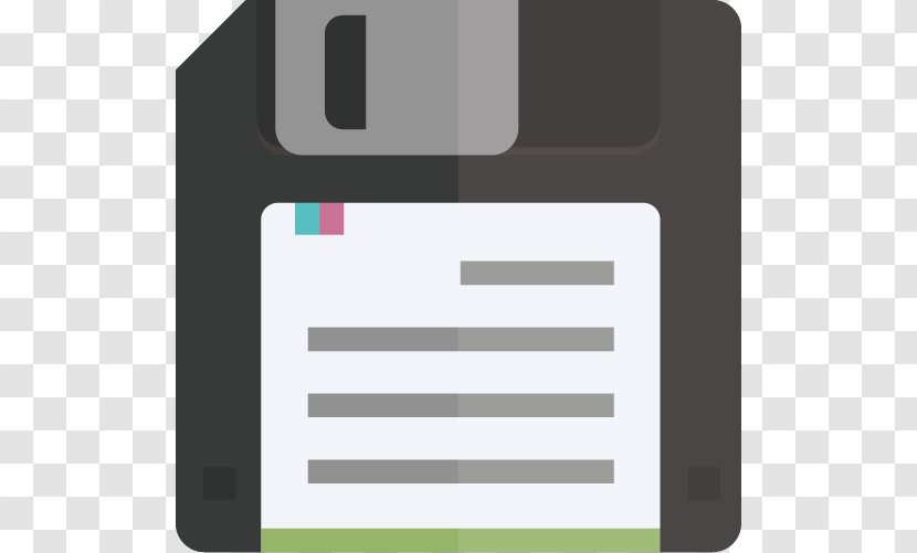 Floppy Disk Text Line Material Property Rectangle - Electronic Device Technology Transparent PNG