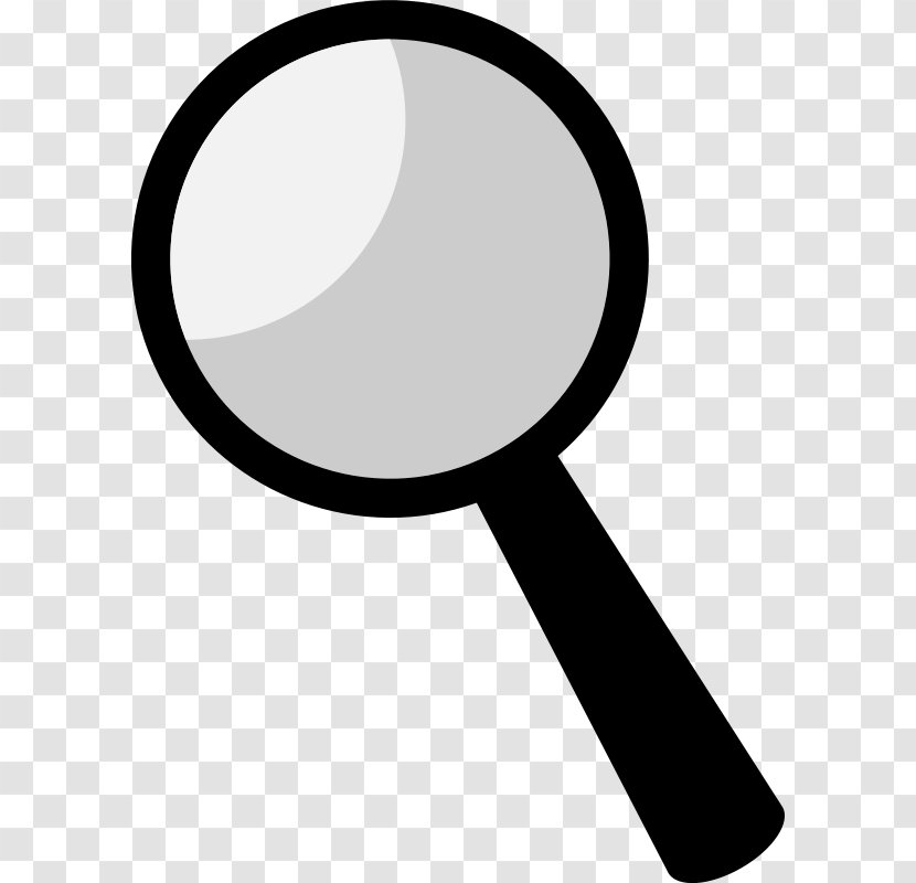 Magnifying Glass Free Content Glasses Clip Art - Monochrome Photography - On Transparent PNG