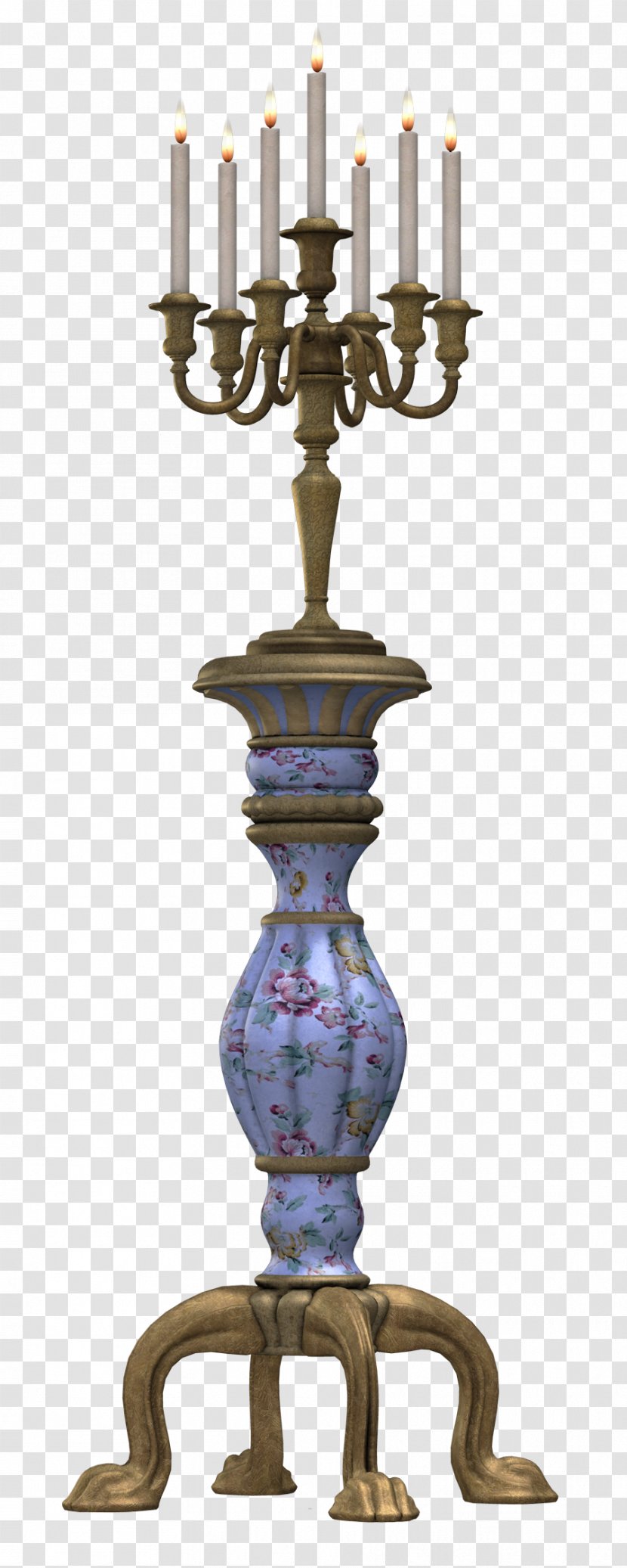 Candlestick - Brass - Lamp Transparent PNG