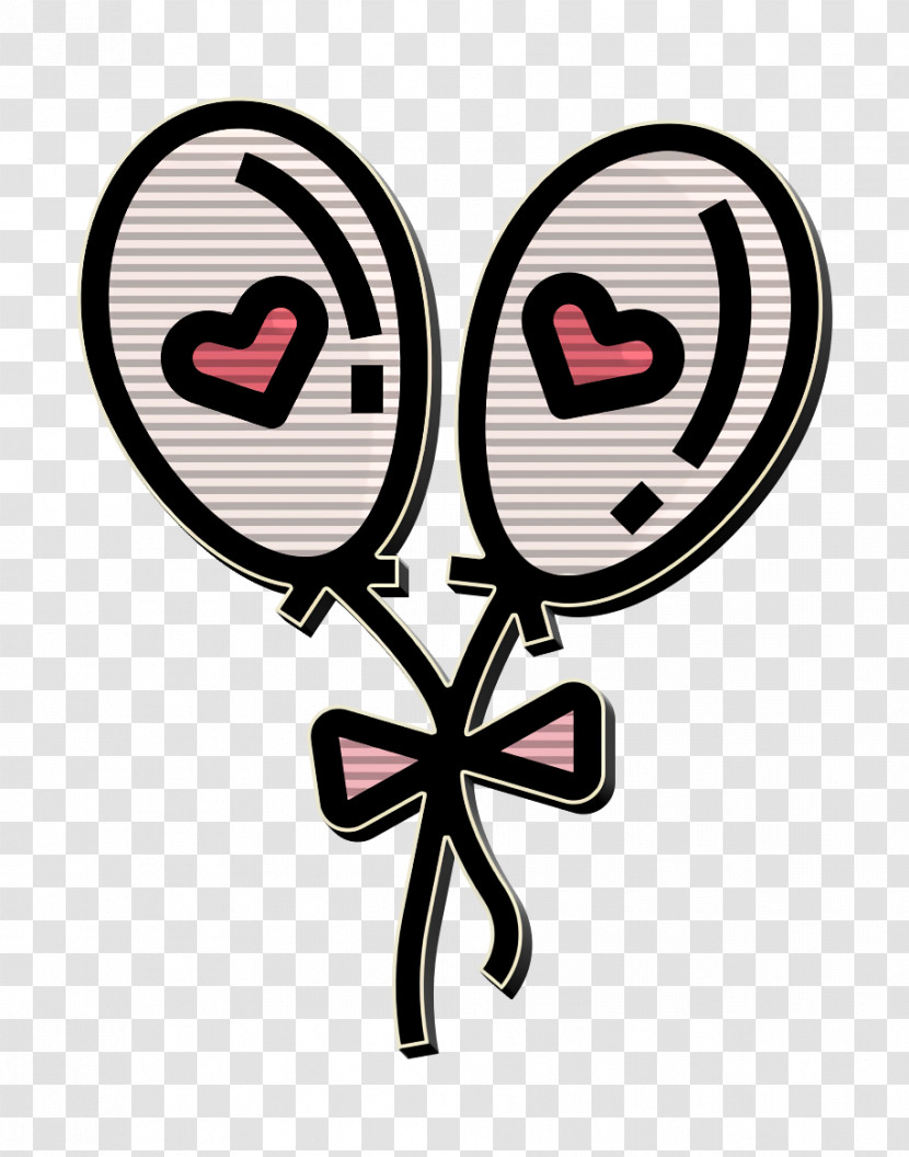 Love Icon Wedding Icon Balloon Icon Transparent PNG