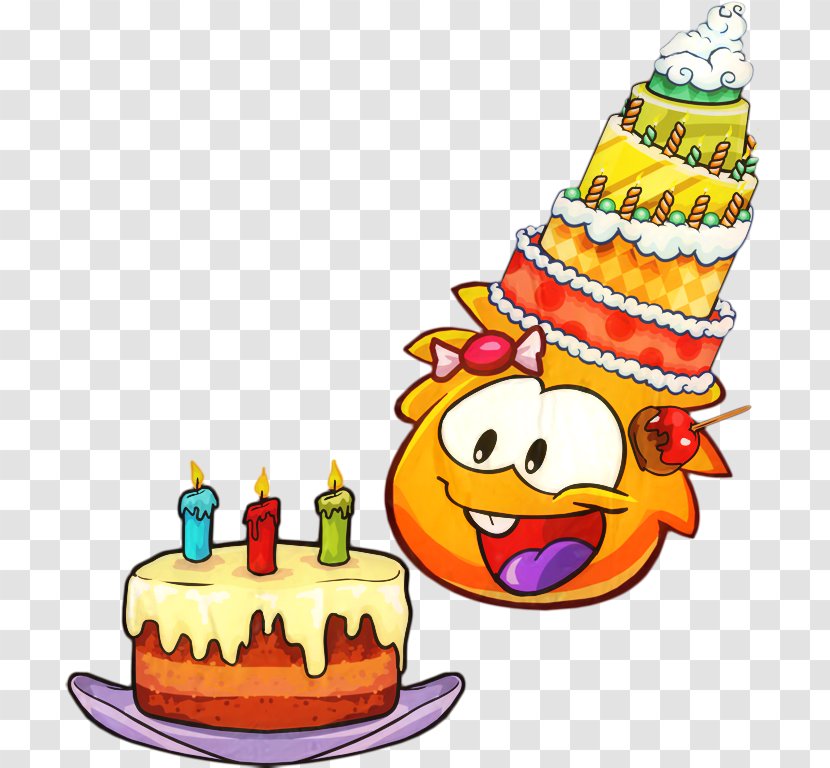Cartoon Birthday Cake - Cuisine - Baking Party Transparent PNG