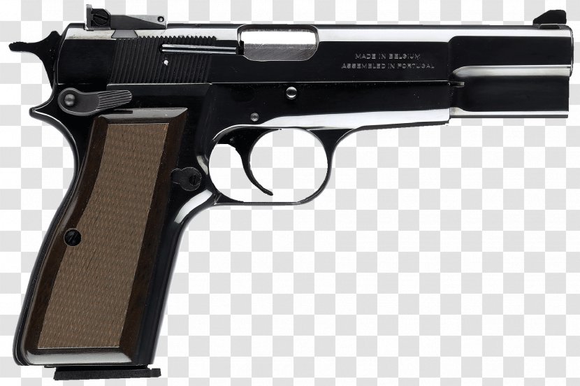 Browning Hi-Power Firearm Semi-automatic Pistol Weapon Arms Company - Handgun Transparent PNG