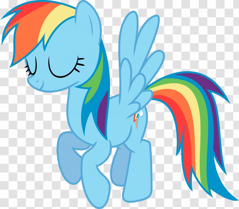 Pony Rainbow Dash Horse - Wing Transparent PNG