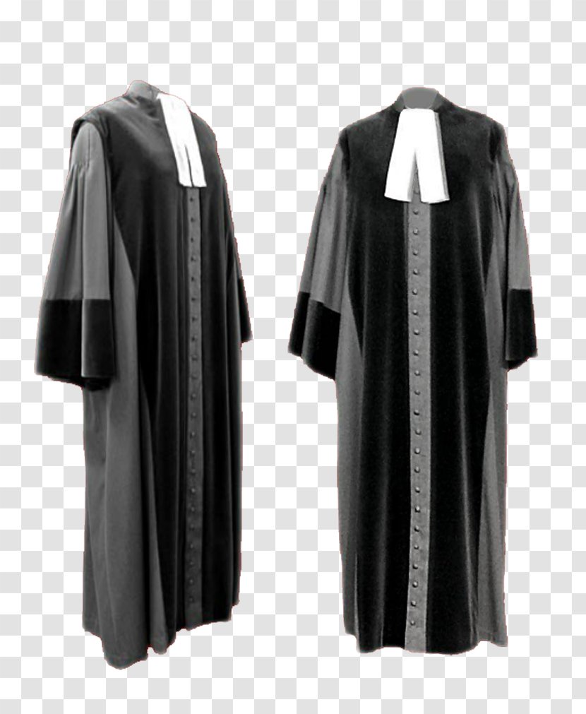 Robe Clothes Hanger Clothing Black M - Sleeve - Toga Transparent PNG