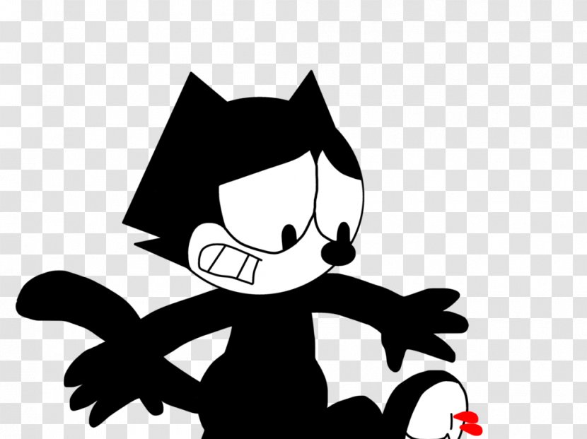 Felix The Cat Oswald Lucky Rabbit Paw Drawing - Watercolor Transparent PNG