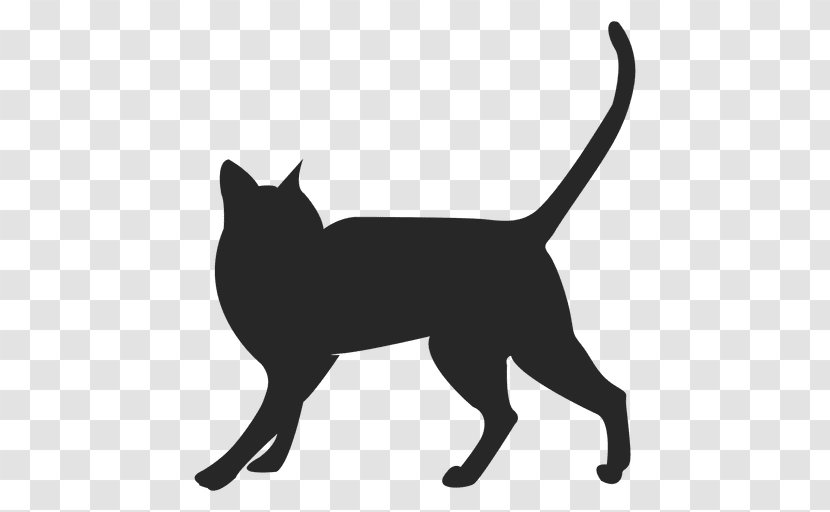 Whiskers Black Cat Dog Domestic Short-haired - Vertebrate Transparent PNG