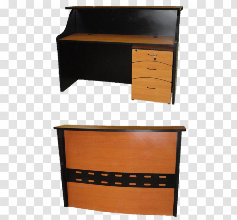 Drawer Desk Furniture Office - Silhouette - Design Transparent PNG