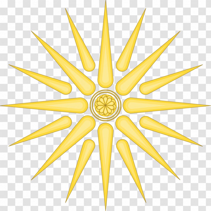 Vergina Sun Macedonia Argead Dynasty Solar Symbol - Ray Transparent PNG