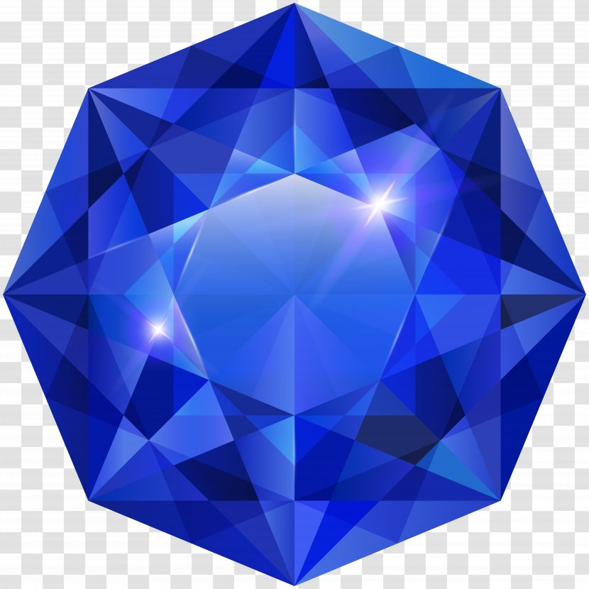 Blue Diamond Computer File - Symmetry - Clip Art Transparent PNG