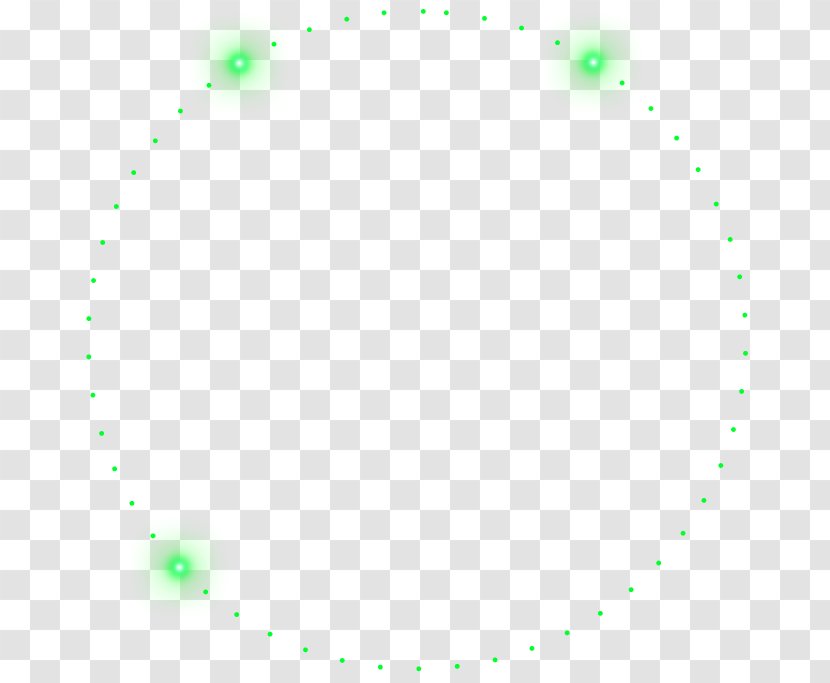 Green Pattern - Point - Glare Glow Circle Transparent PNG