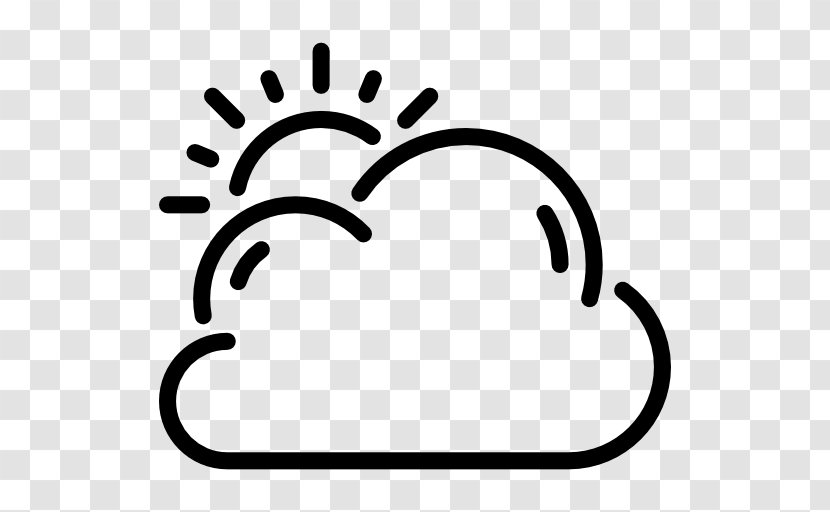 Download Weather Clip Art - Black And White - Sky Transparent PNG