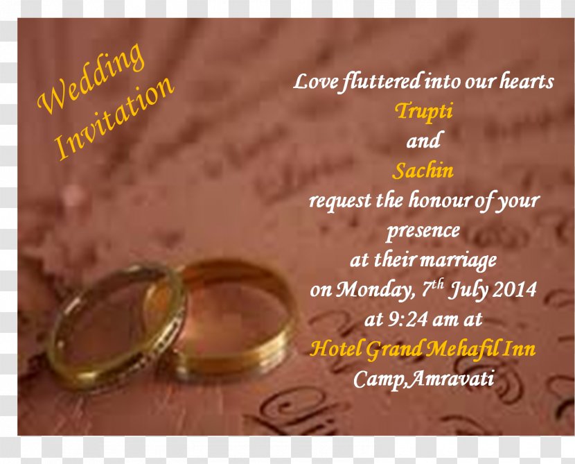 Wedding Invitation Brand Engagement Font - Jagan Transparent PNG
