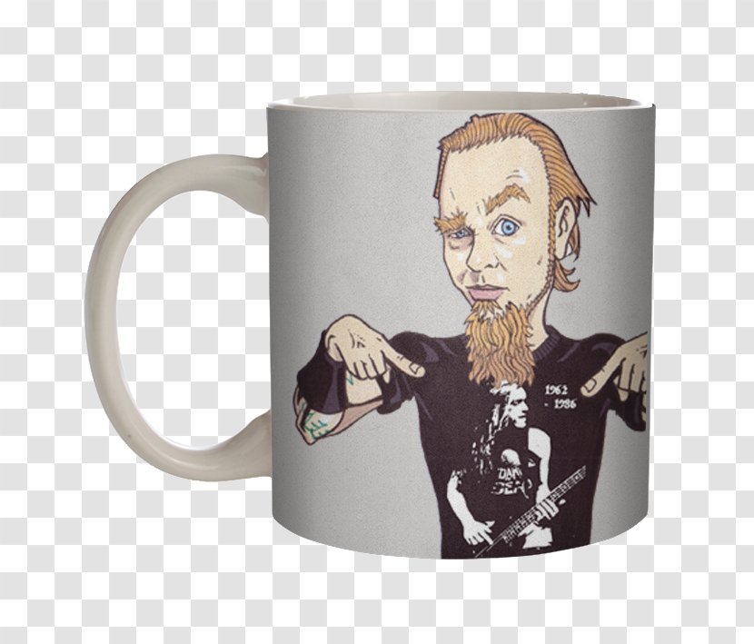 Coffee Cup Joey Ramone Mug Ramones - Tshirt - James Hetfield Transparent PNG