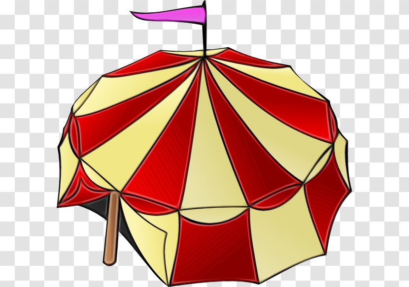 Umbrella Cartoon - Red - Shade Transparent PNG