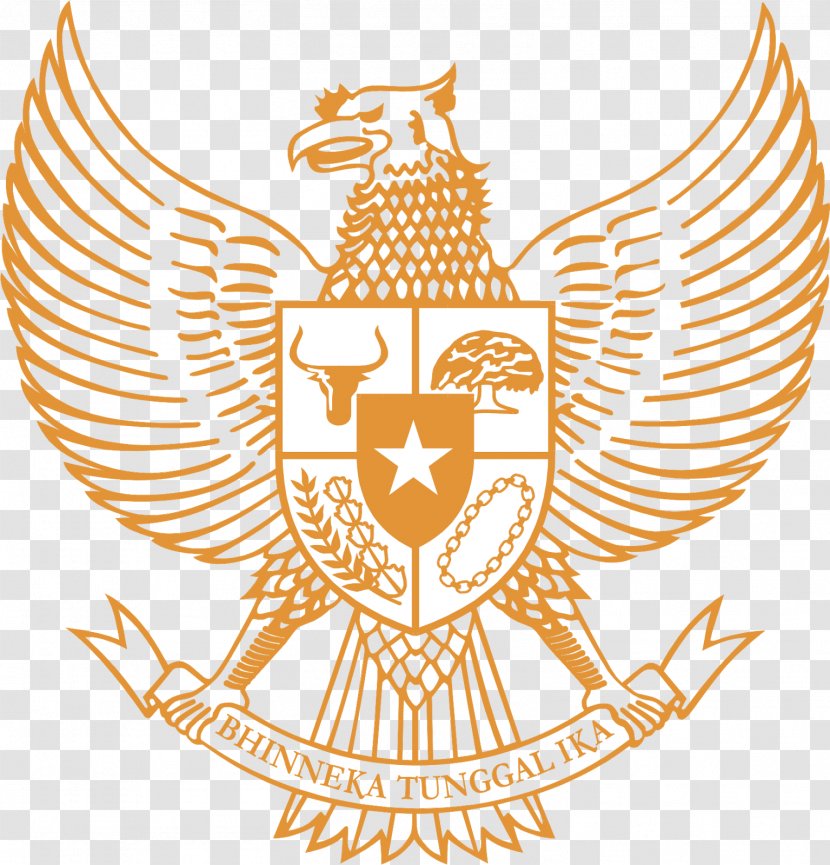 National Emblem Of Indonesia Logo Image Vector Graphics - Wing - Garuda Pancasila Transparent PNG