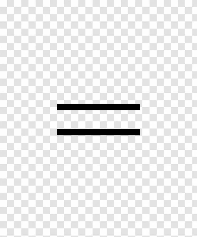 Equals Sign Equality Symbol Mathematics Mathematical Notation - Information - Plus Transparent PNG