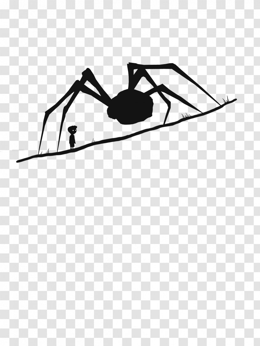 Limbo Video Game Monochrome - Spider Vector Transparent PNG