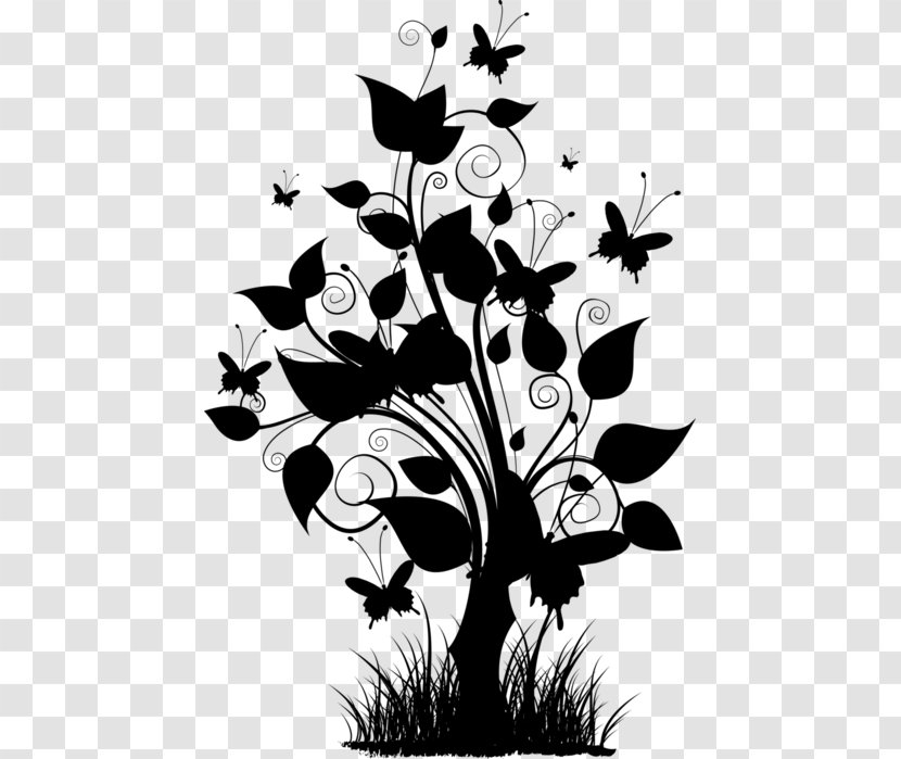 Vector Graphics Drawing Illustration Image Tree - Wildflower Transparent PNG