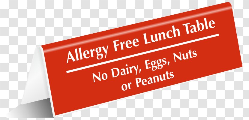 Buffet Signage Table Free Lunch Brand - Heart - Peanut Allergy Warning Sign Transparent PNG