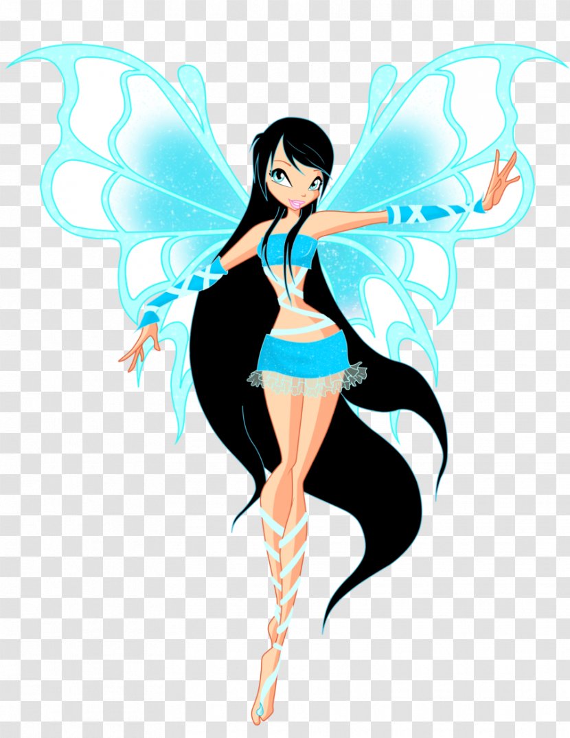 Winx Club: Mission Enchantix DeviantArt Sirenix - Silhouette - Fairy Cartoon Characters Transparent PNG
