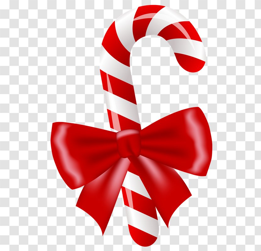 Candy Cane Christmas Clip Art - Red - DULCES Transparent PNG