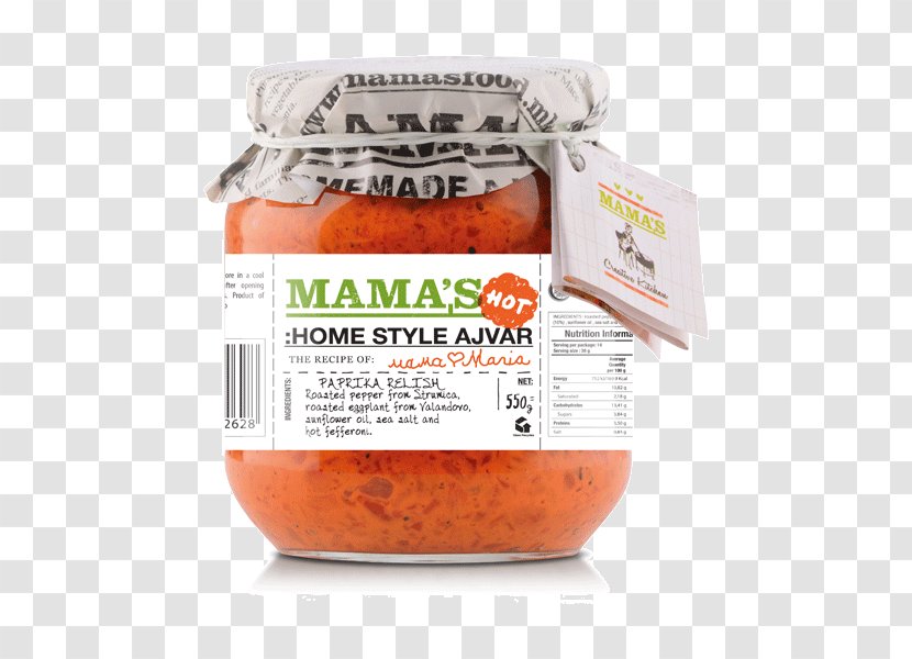 Ajvar Aubergines Spread Relish Peppers - Garlic - Sunflower Oil Transparent PNG