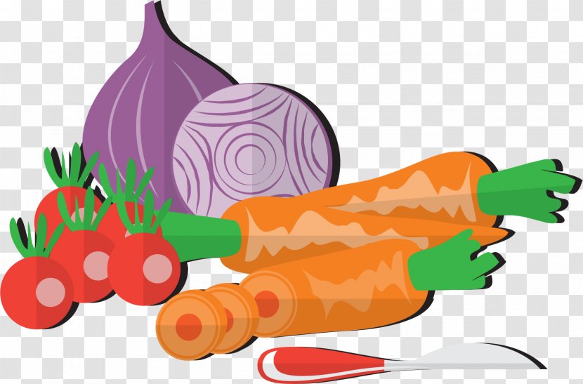 Carrot Tomato Onion - Orange - Vegetable Material Picture Transparent PNG