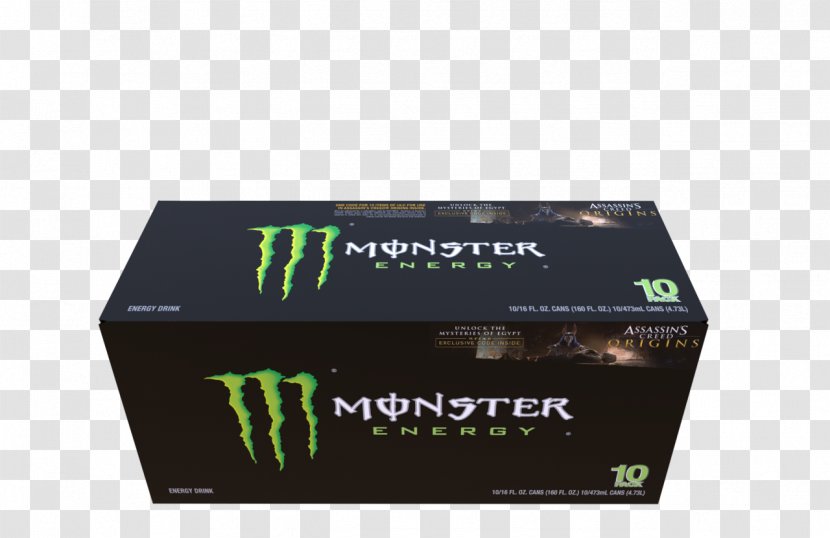 Monster Energy Brand Carton - Drink Transparent PNG