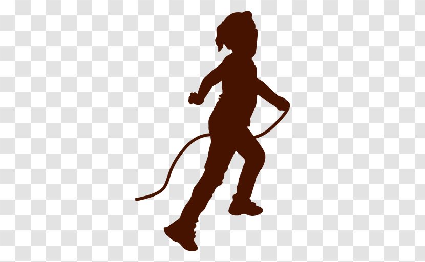 Child Silhouette Jump Ropes Drawing Transparent PNG