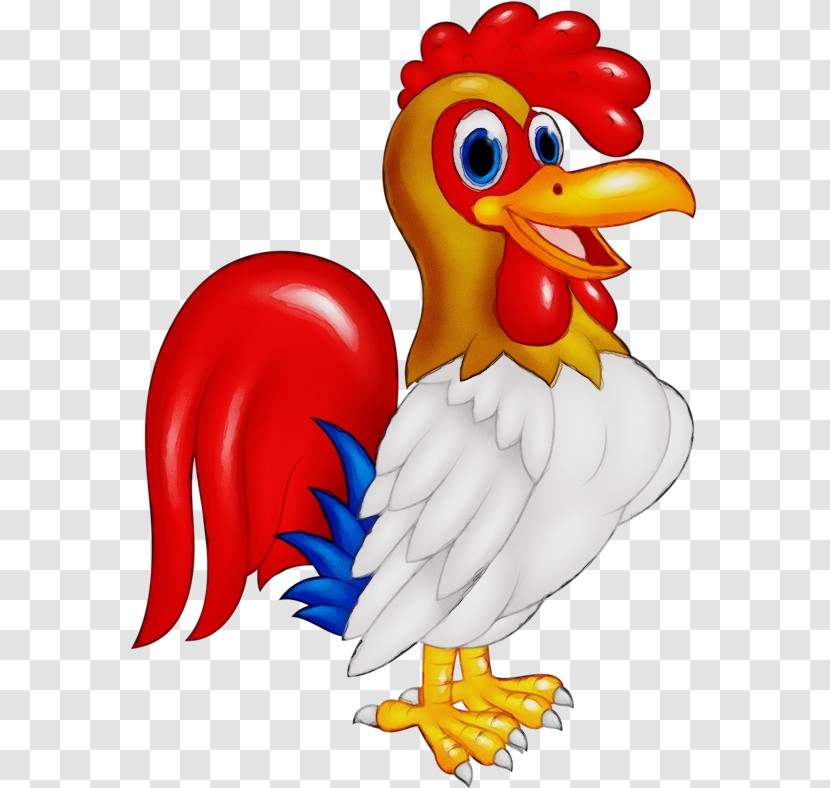 Chicken Bird Rooster Beak Animal Figure Transparent PNG