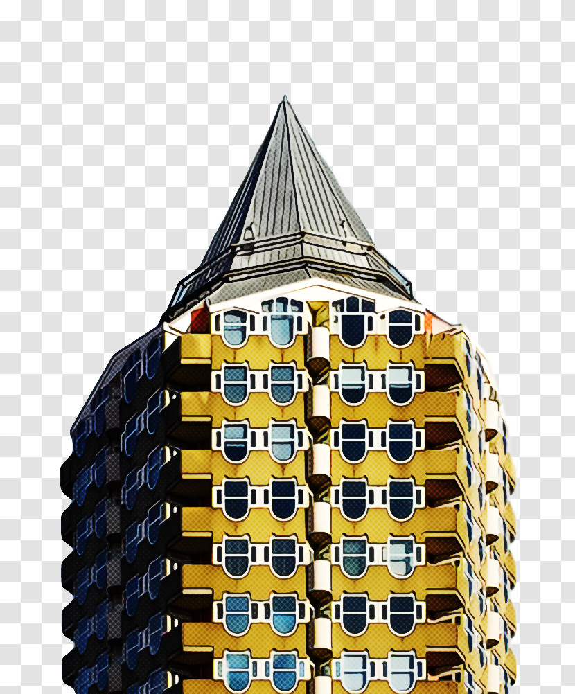 Landmark Architecture Tower Building Facade Transparent PNG