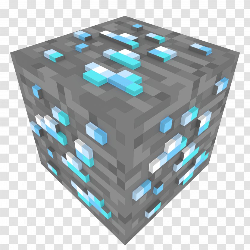 Minecraft: Pocket Edition Block Of Diamond Blood - Pixel Art Transparent PNG