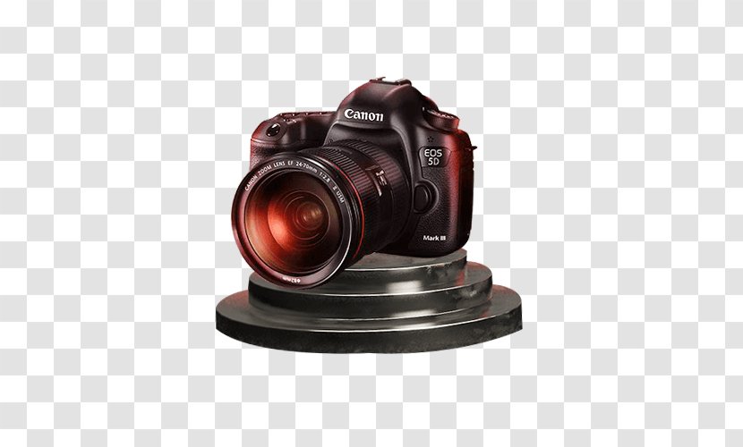 Canon EOS 5D Mark III 6D Digital SLR Camera Lens - Single Reflex Transparent PNG