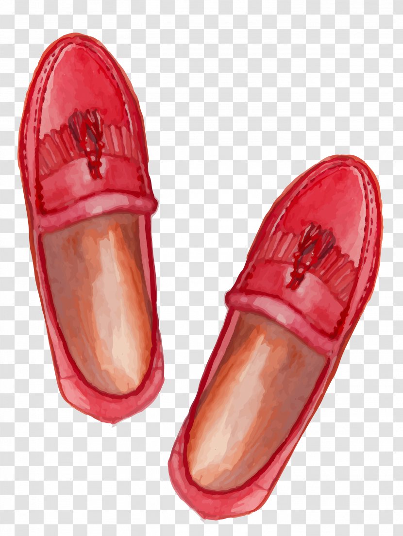 Slipper Shoe Icon - Footwear - Vector Shoes Transparent PNG