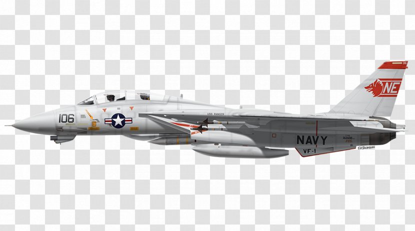 Fixed-wing Aircraft Grumman F-14 Tomcat Airplane Military - Fighter - War Plane Transparent PNG